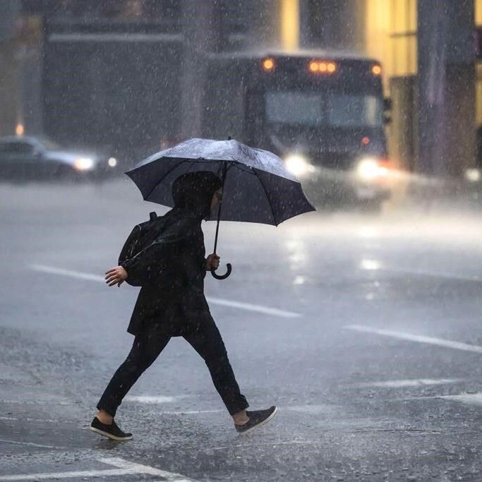 Heavy rain hits Eastern Canada as remnants of tropical storm Debby move in